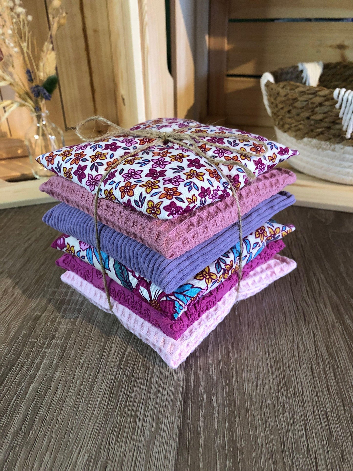 Pittenzakje Set Bloemen - Pico's Handmade
