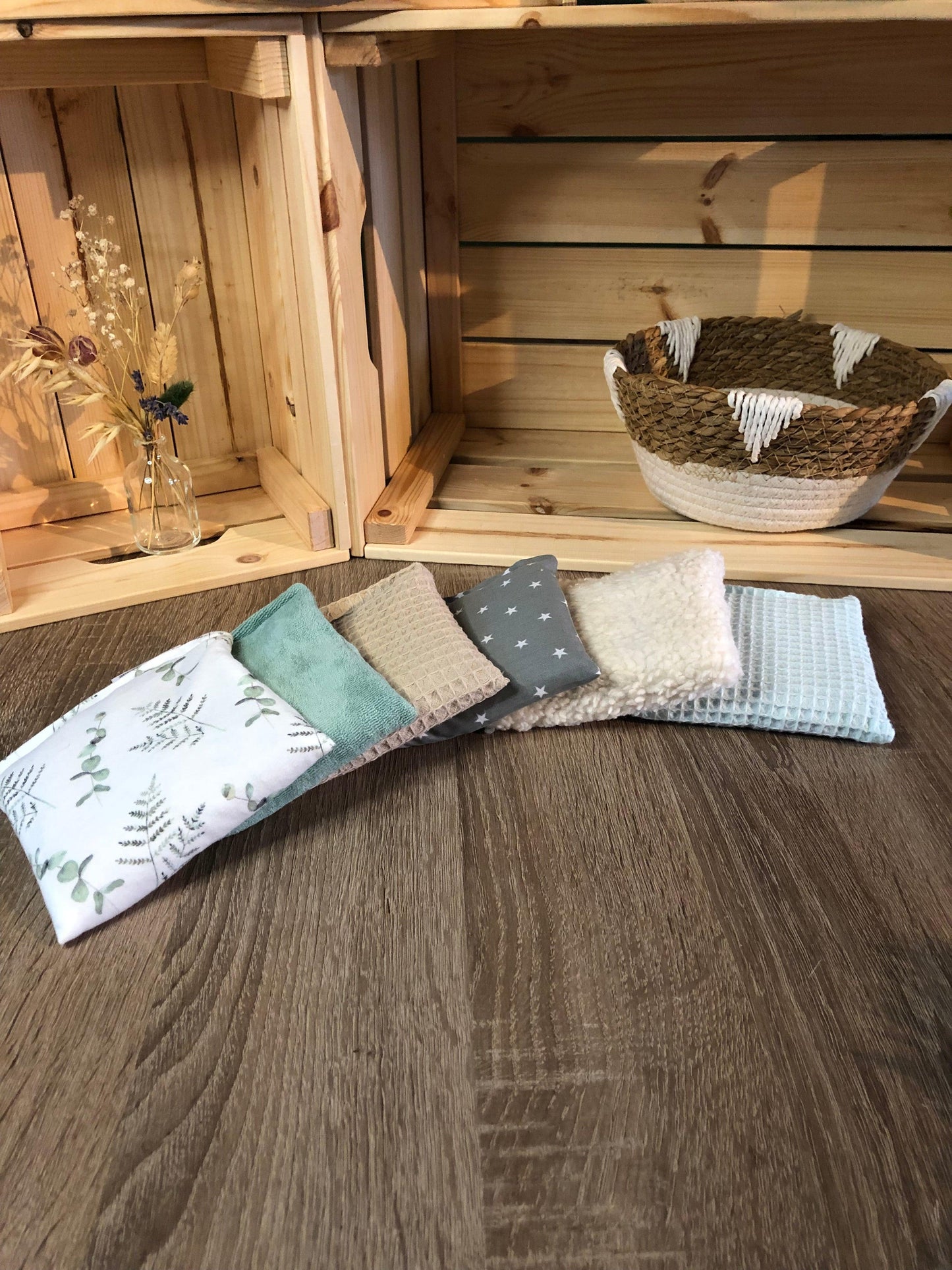 Pittenzakje Set Eucalyptus - Pico's Handmade