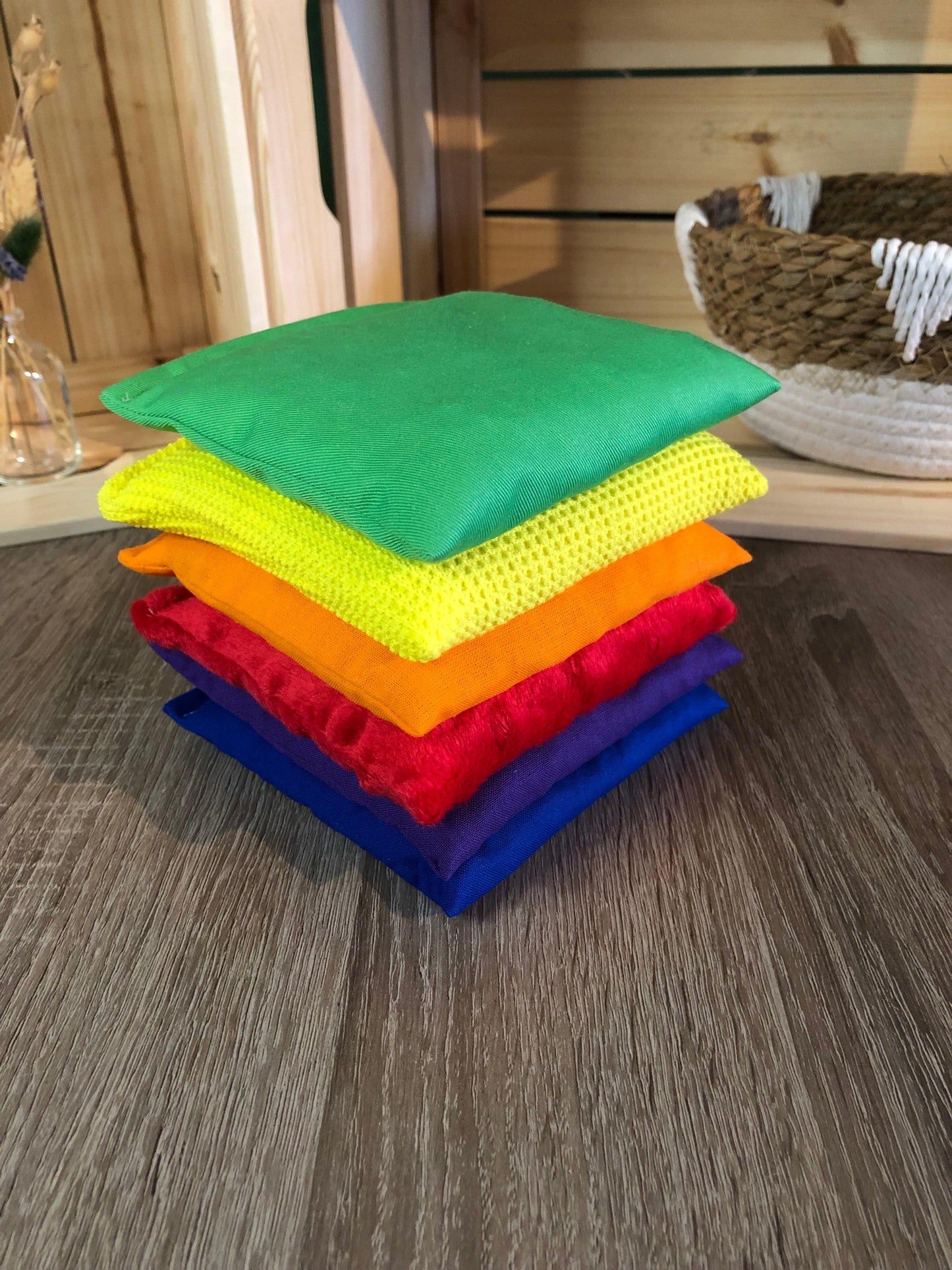 Pittenzakje Set Regenboog - Pico's Handmade