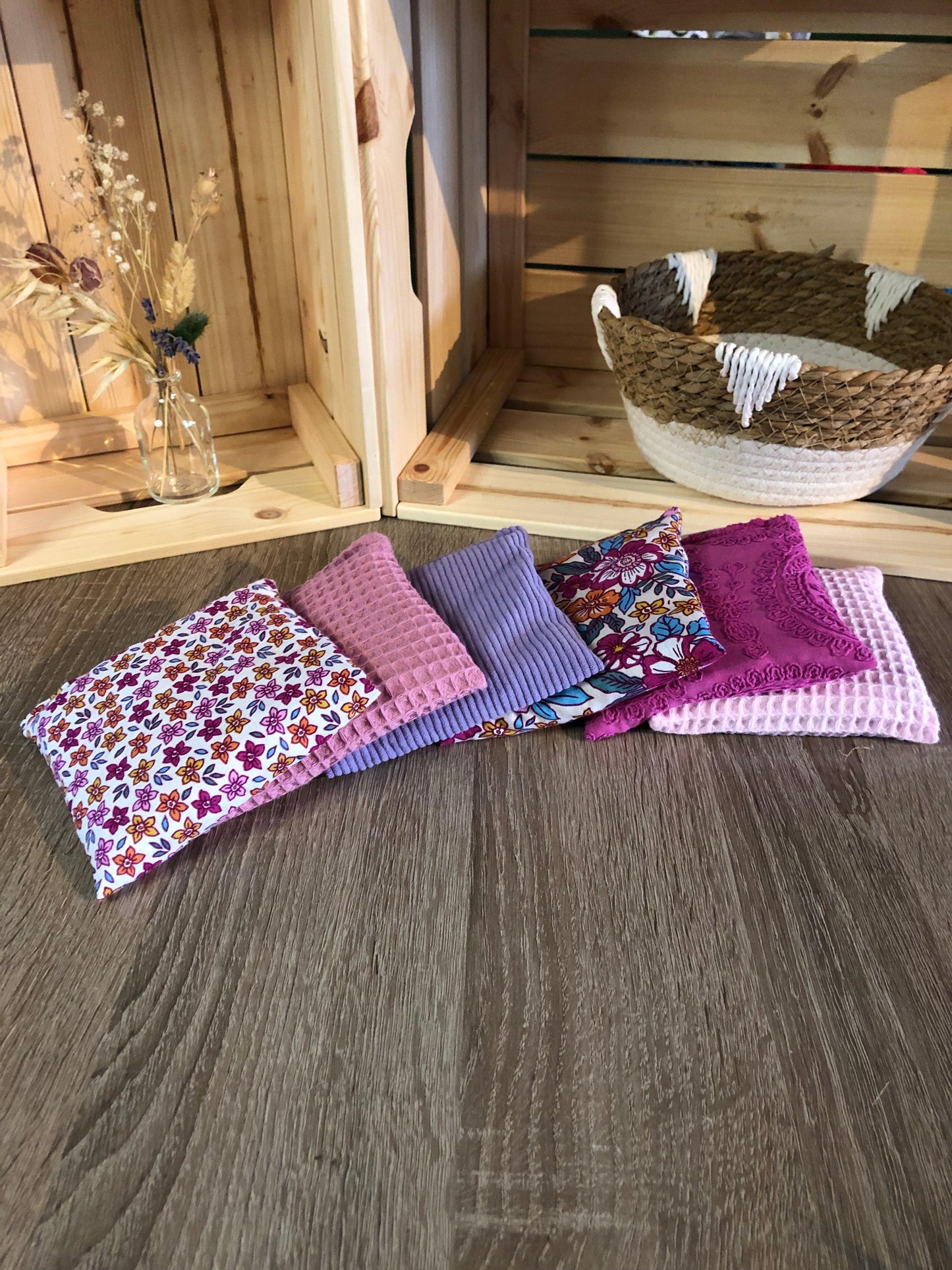 Pittenzakje Set Bloemen - Pico's Handmade
