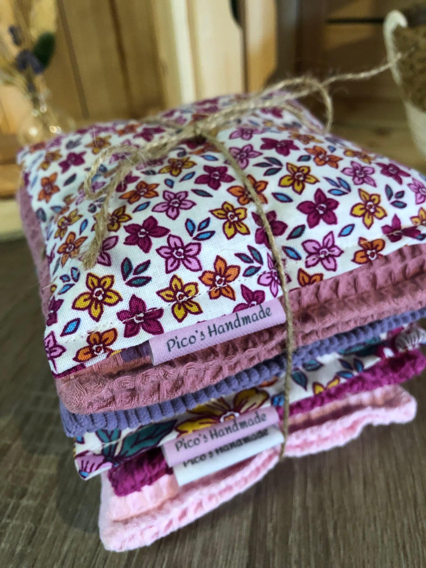 Pittenzakje Set Bloemen - Pico's Handmade