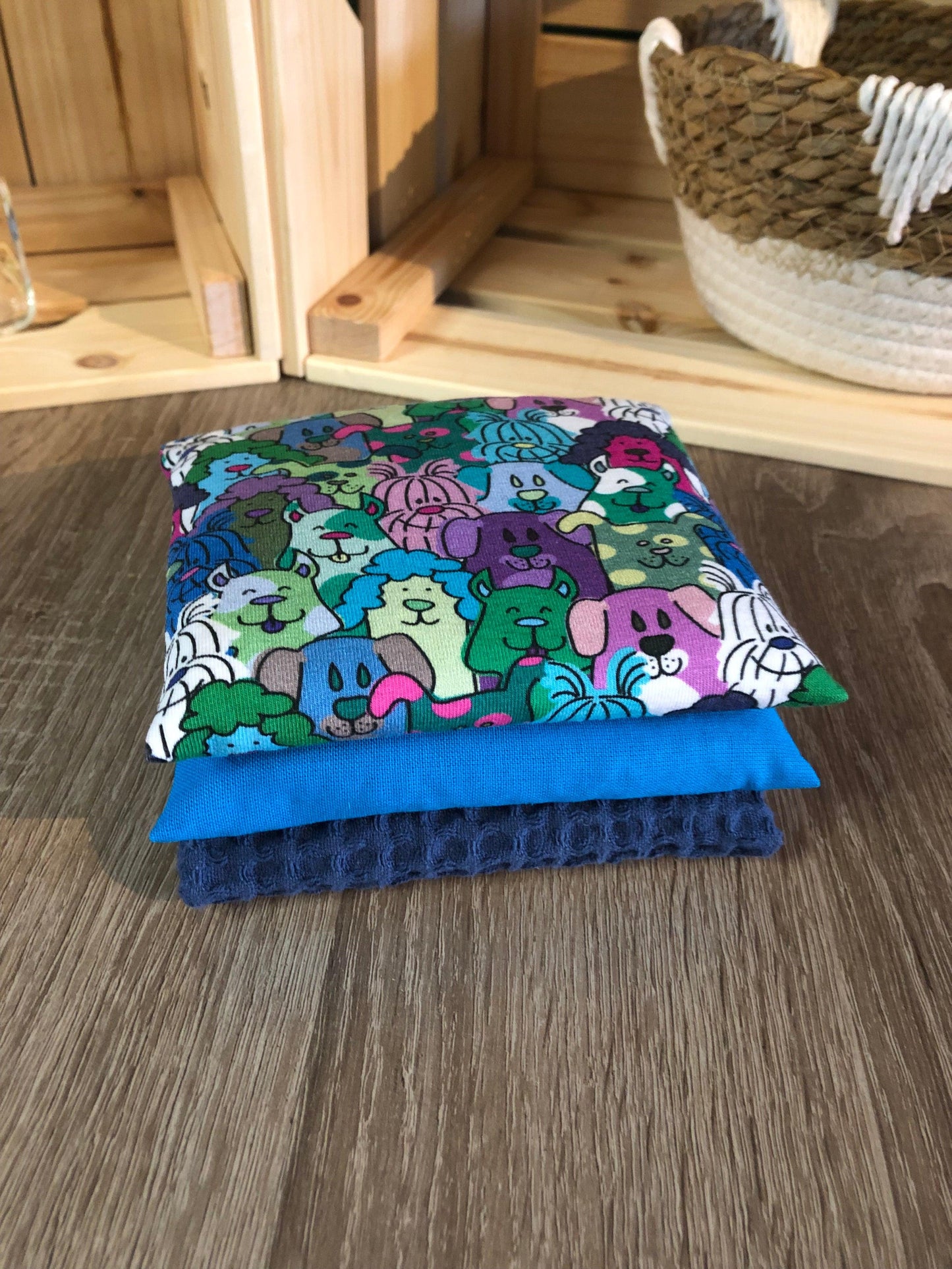 Pittenzakje Set Vrolijke hondjes - Pico's Handmade