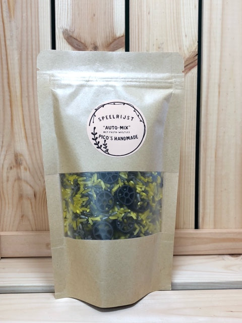 Speelrijst Auto-mix - Pico's Handmade