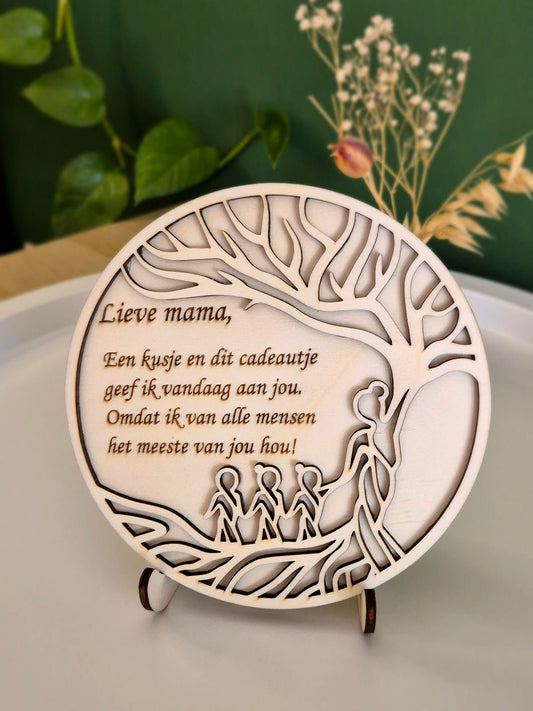 Moeder met 3 kinderen - Pico's Handmade