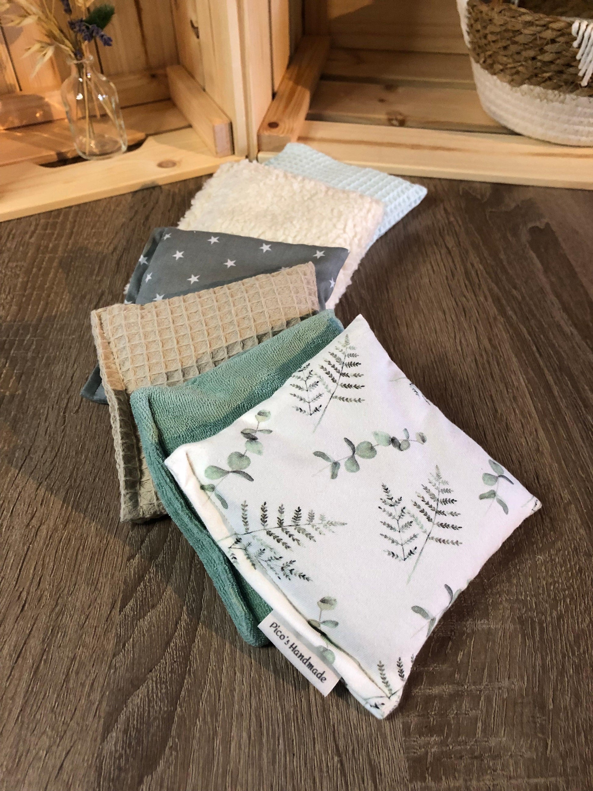 Pittenzakje Set Eucalyptus - Pico's Handmade