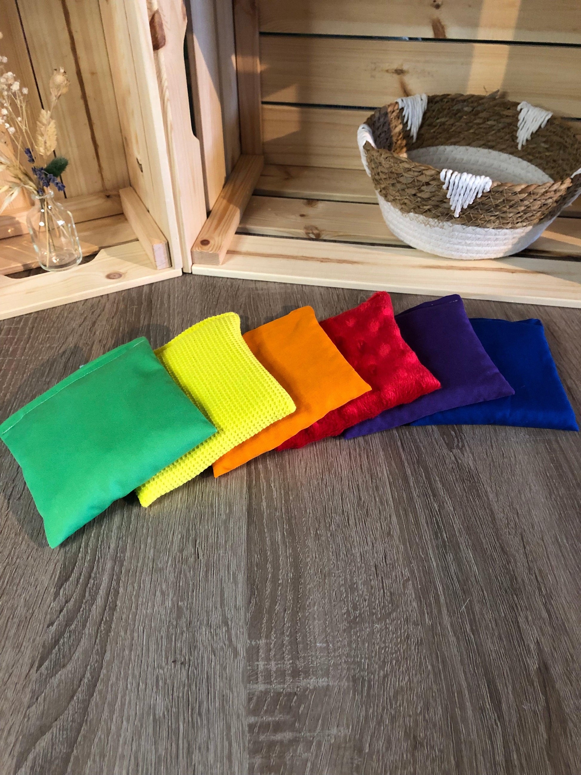 Pittenzakje Set Regenboog - Pico's Handmade