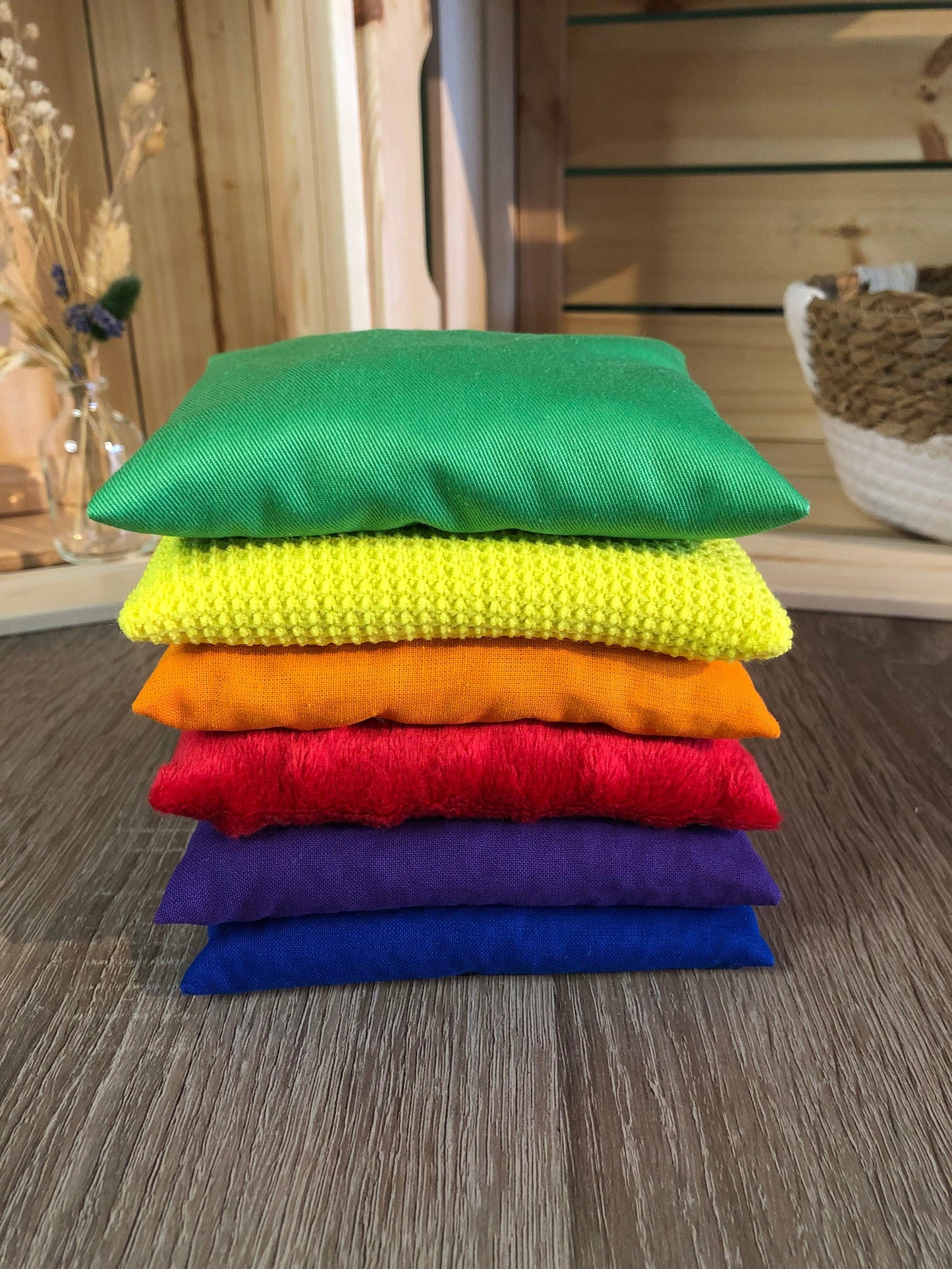 Pittenzakje Set Regenboog - Pico's Handmade