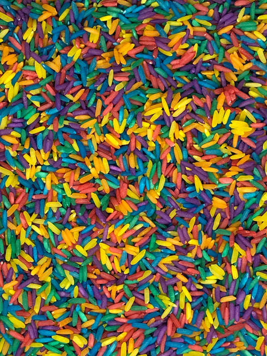 Speelrijst Regenboog-mix - Pico's Handmade