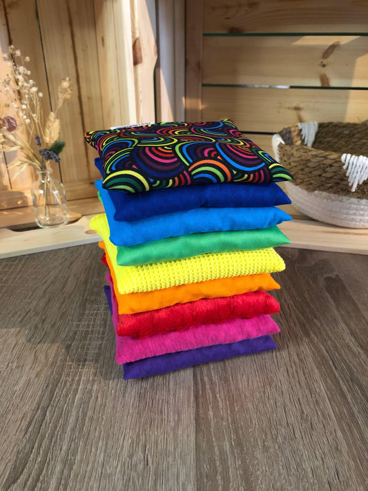 Pittenzakje Set Regenboog XL - Pico's Handmade