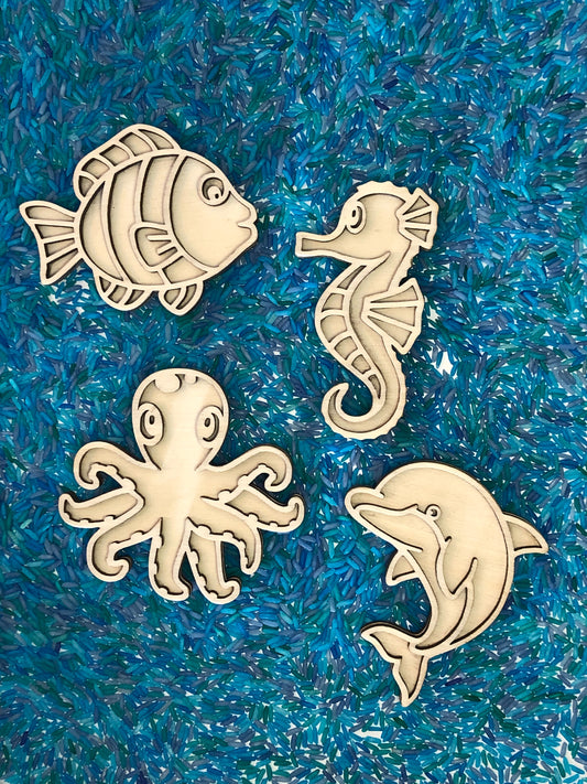 Vultray Set Zeedieren - Pico's Handmade