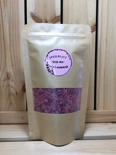 Speelrijst Roze-mix - Pico's Handmade