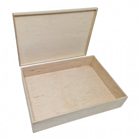 Houten speelbak hoog met deksel - Pico's Handmade